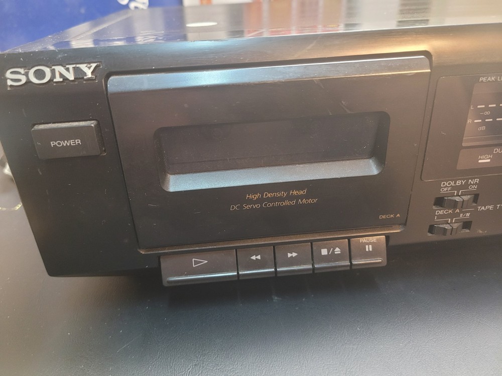 Sony TC-WE305 Stereo Double Cassette Deck Untested