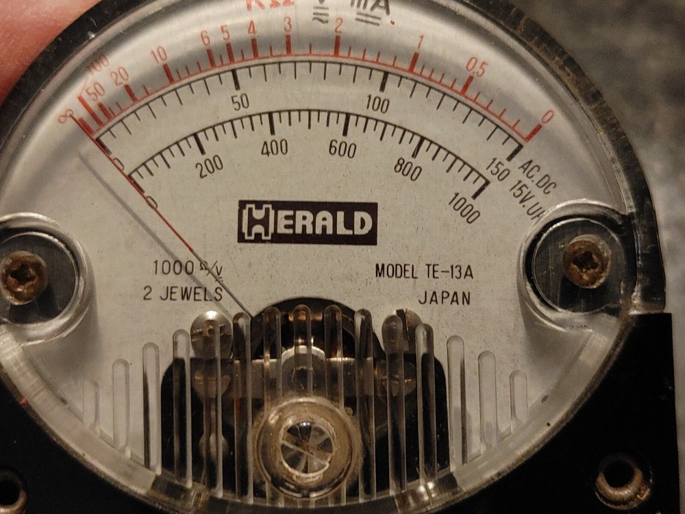 Herald volt-ohm-milliammeter meter TE-13A