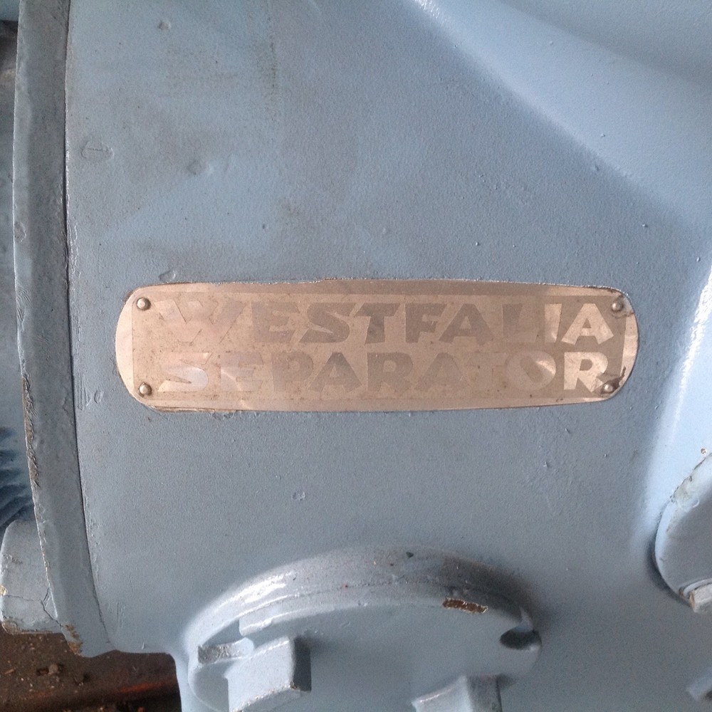 Westfalia Separator. Model KA-30-06-576, With Control Panel.
