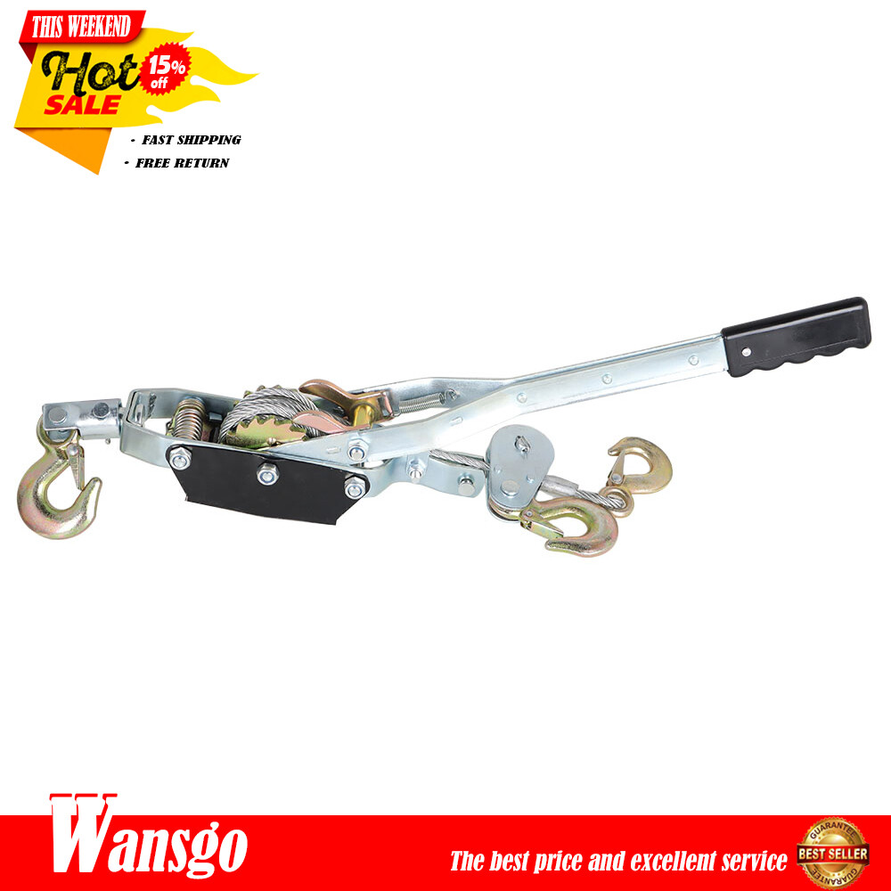 4 Ton New Dual Gear Power Puller Cable puller Heavy Duty Hand Power Cable Puller