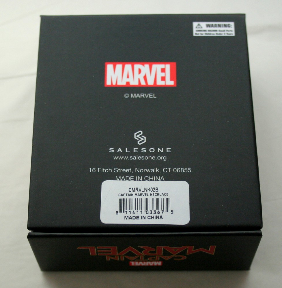 Captain Marvel Multiple Star Comic Collectors Necklace Pendant New Box