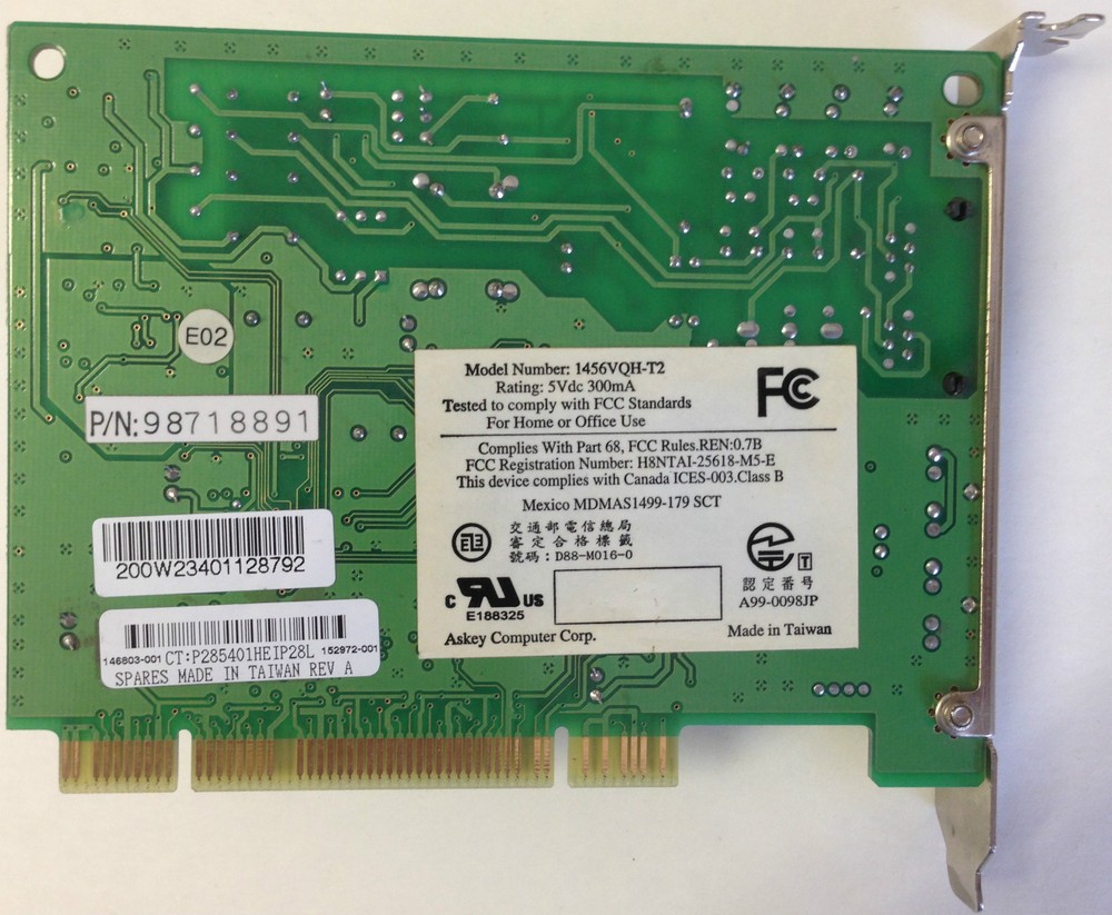 Compaq 1456VQHT2 56 Kbps Modem