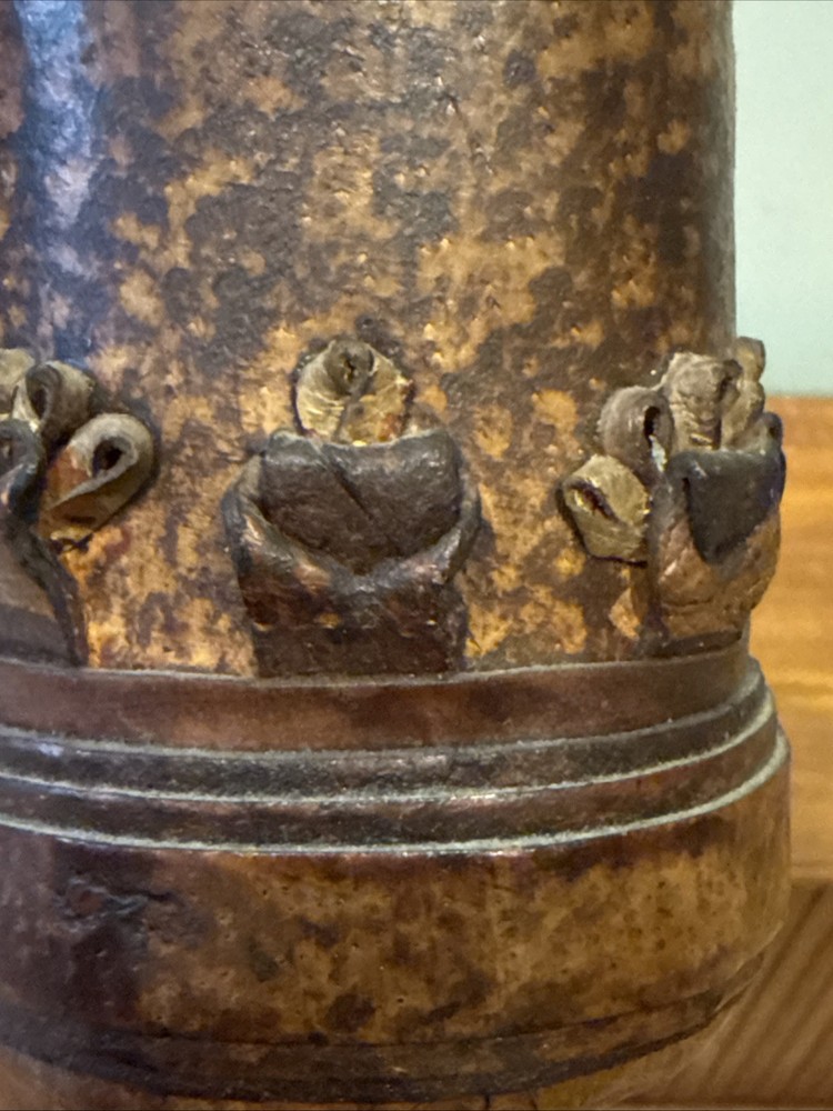 Vintage Leather Dice Cup Backgammon Bulgaria