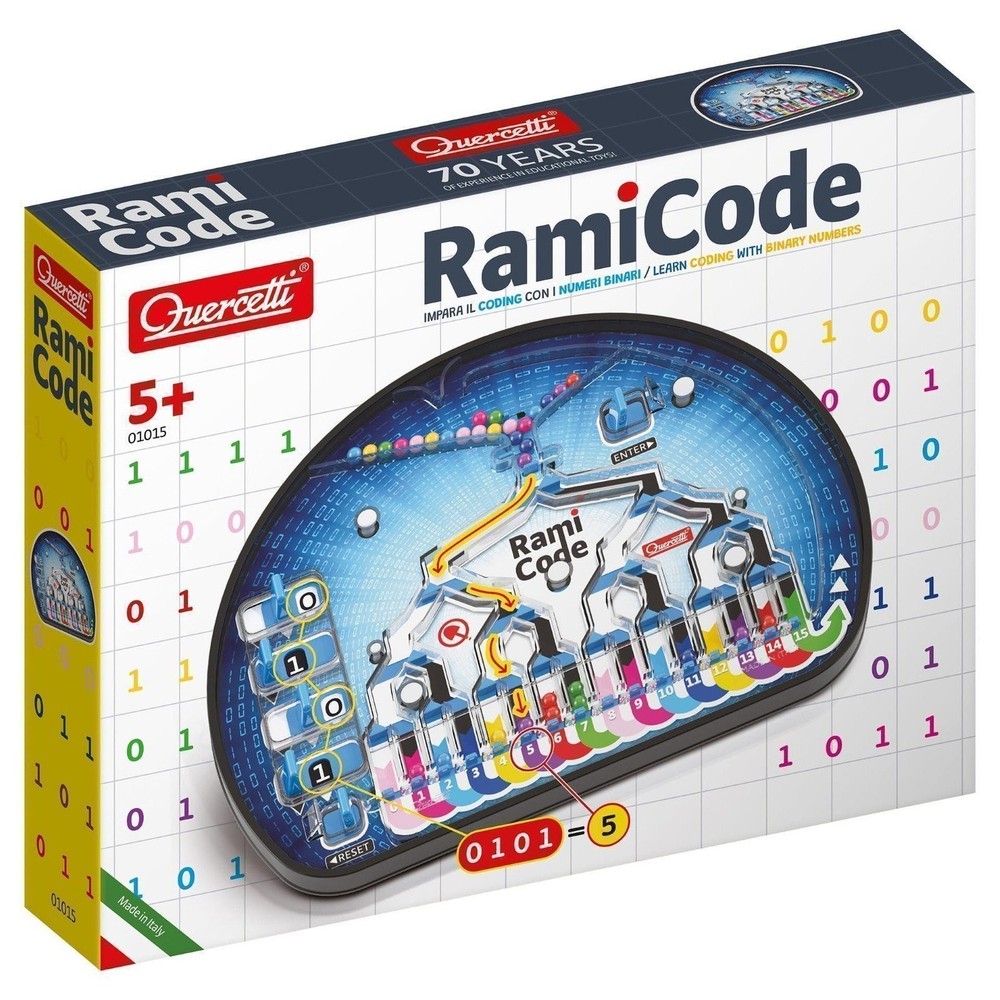 Quercetti Rami Code Educational Coding Toy - Teaches Early Coding Skills and...