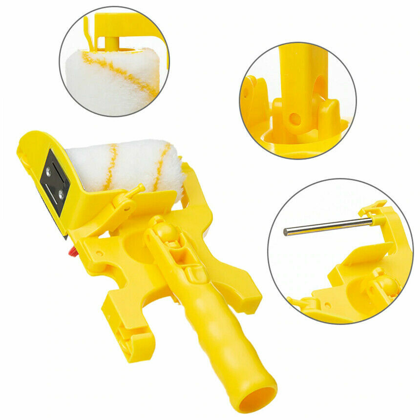 Multifunctional Clean-Cut Paint Edger Roller Brush for Room Wall Corner Ceiling