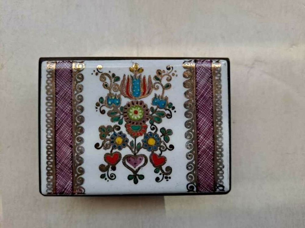 4 Vintage Match safe Match Book Box Cover Holder Dog