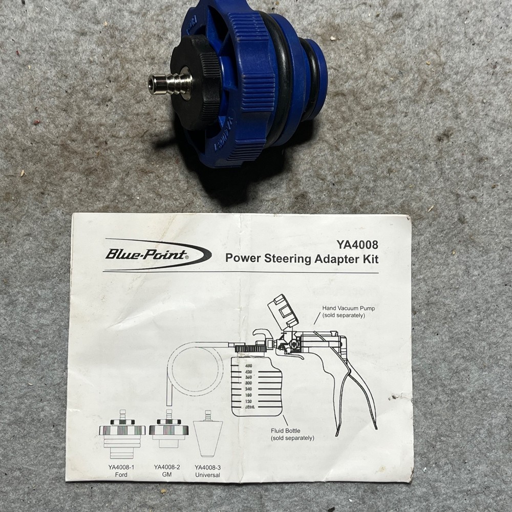Ford Power Steering Bleed Adapter Blue Point YA4008-1