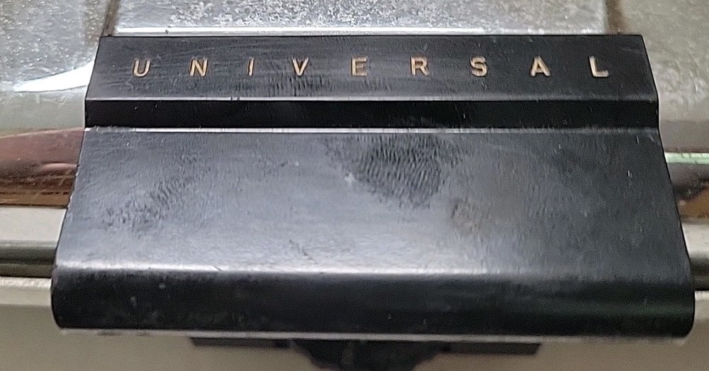 Vintage Universal Chrome Waffle Maker MCM 3705 Adjustable Dial Powers On