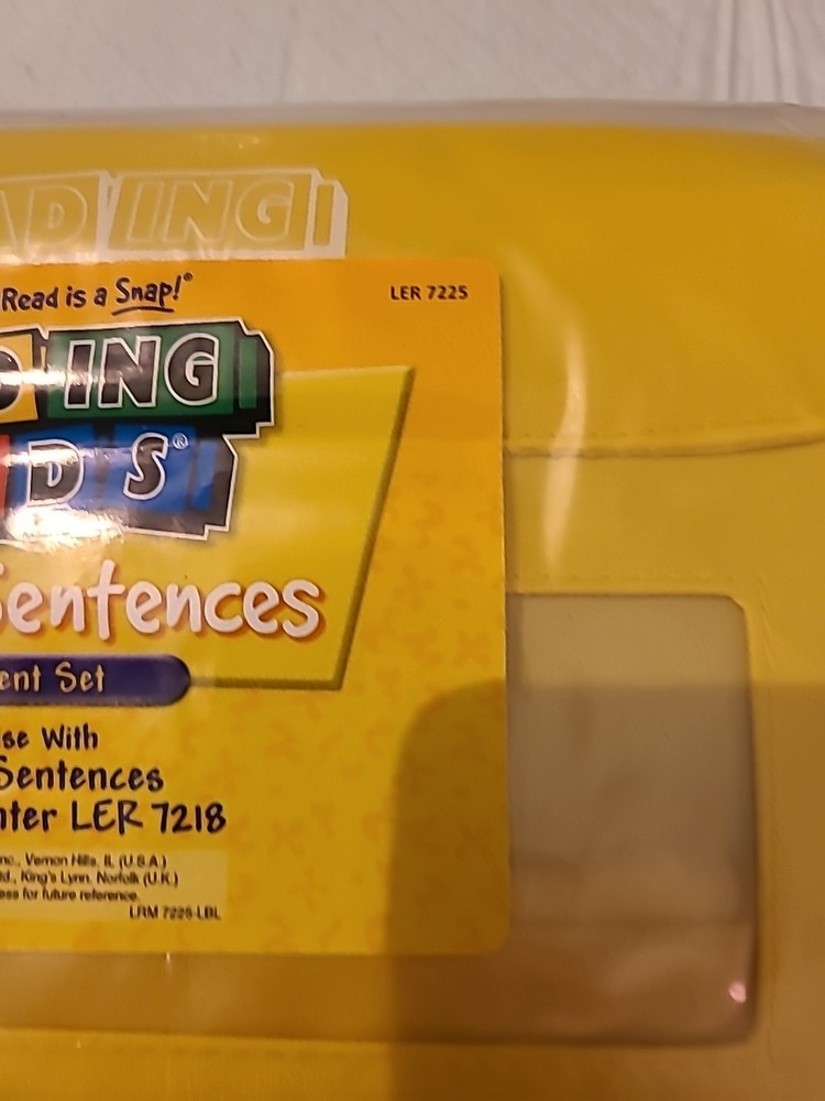 Reading Rods Simple Sentences by Learning Resources Student Set LER 7225