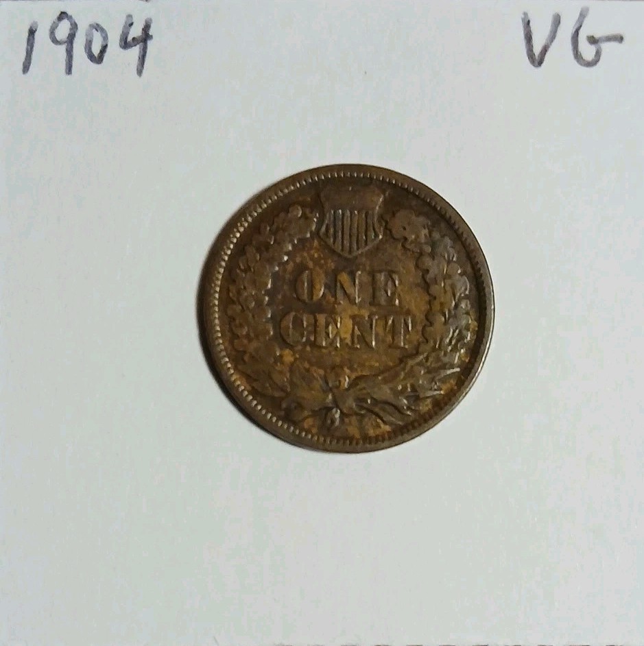 1904 Indian Head Cent - VG