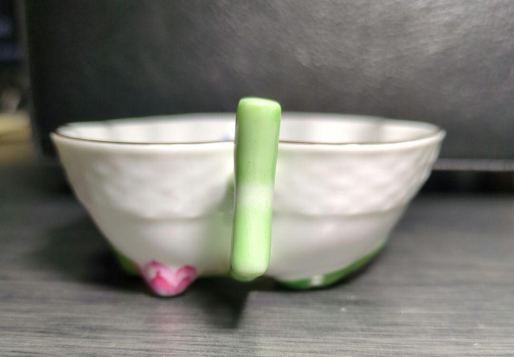 HEREND KITTY Spring Buda Bacony Sugar Bowl Tulip