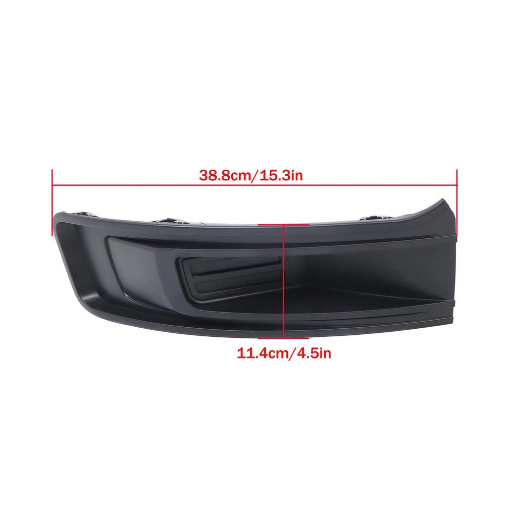 Pair Fog Light Cover Assembly for Flex 2013-2019 Left Right Black
