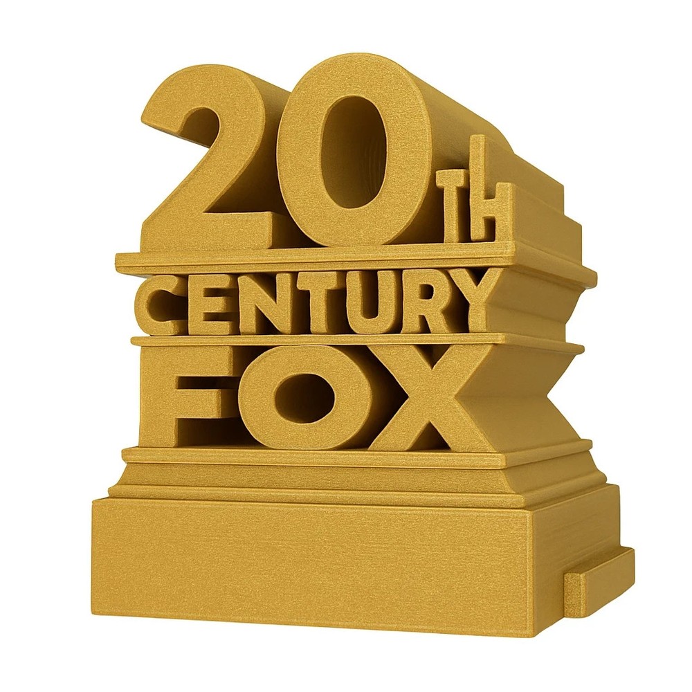 20th Century Fox Style Logo Sign 3D printed
