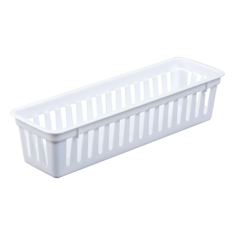 Mainstays 3-Pack Plastic Narrow Drawer Organizer Storage Baskets, Kitchen Drawer