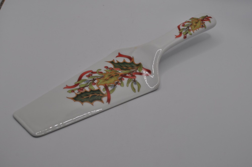 Vintage Christmas Table Andrea by Sadek Garland 1994 Pie Server