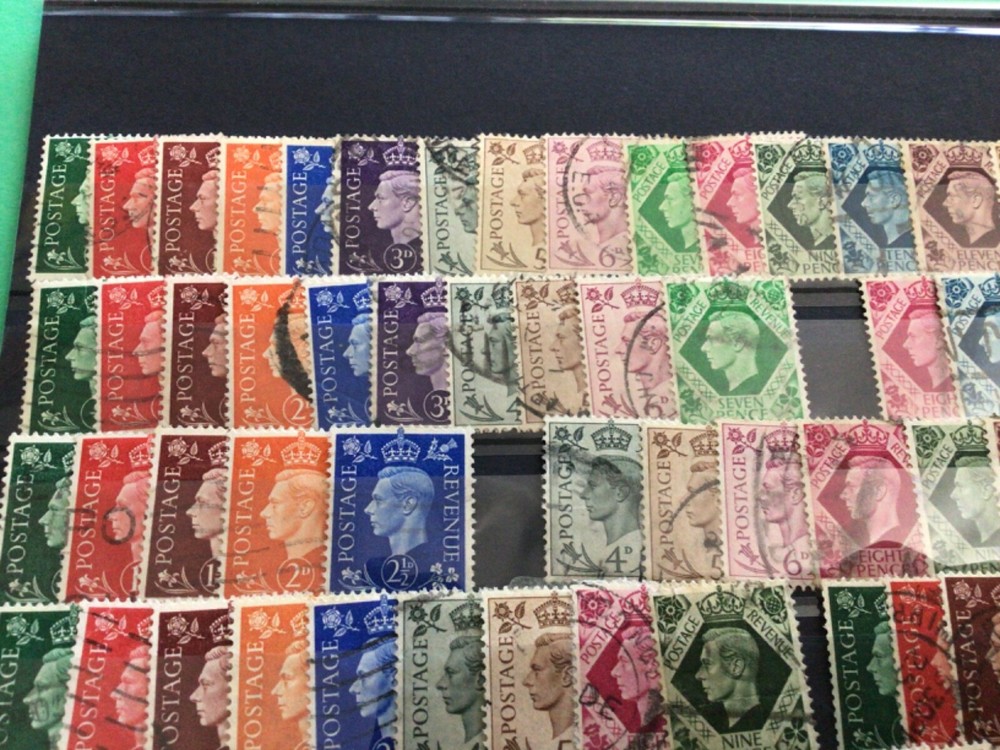 Great Britain George V1 used stamps A15005