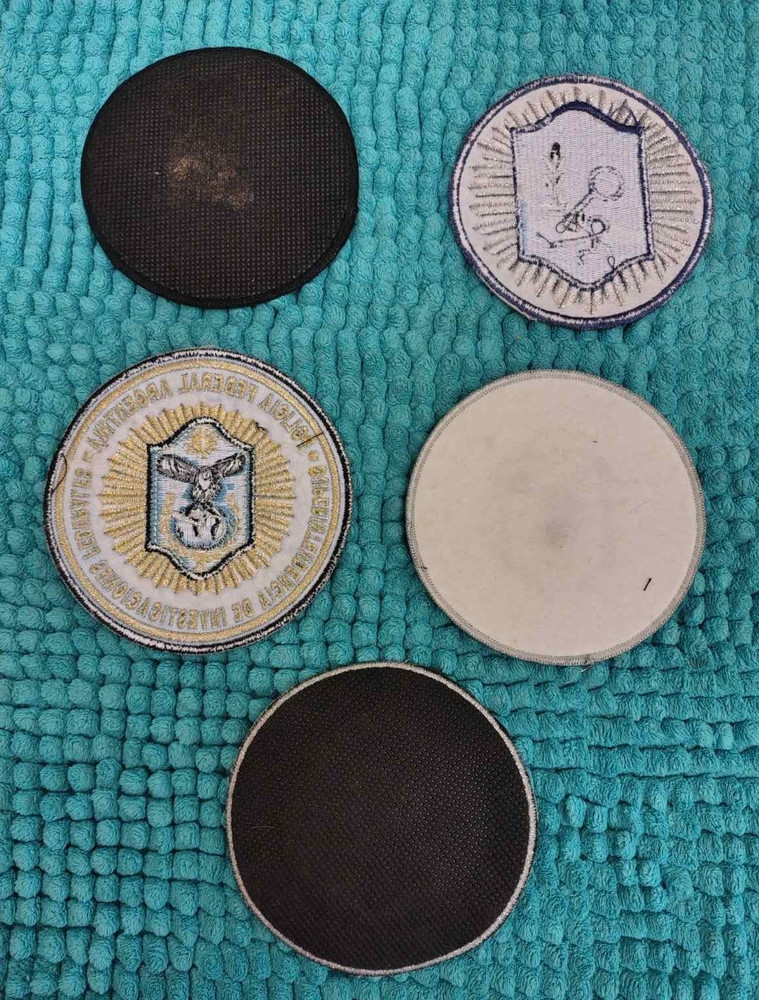ARGENTINA PATCH POLICE CSI UNIT set 5 patches