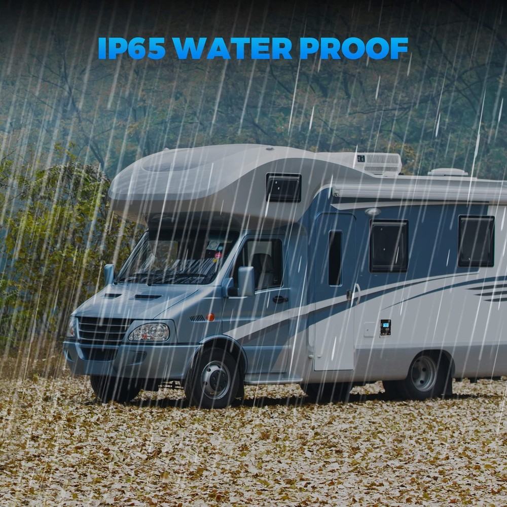 LNEX Solar Charge Controller Waterproof 20A Thin Panel Battery Regulator 12V 24V