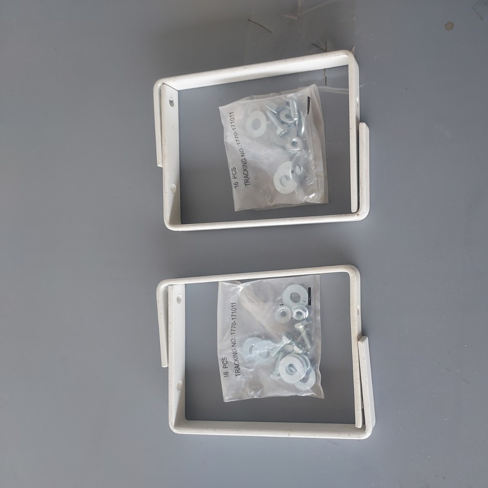 SafeRacks OEM Utility Hooks - White - (Set of 2)