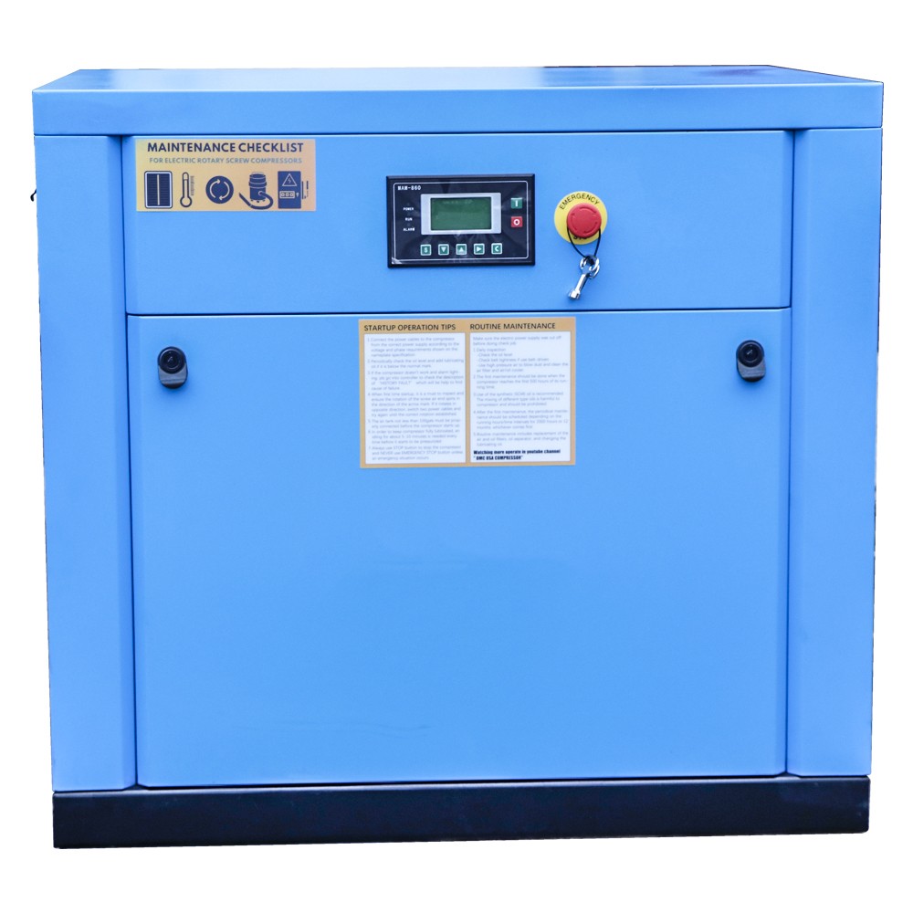 3Ph 460V Permanent Magnet Variable Frequency Drive Rotary Screw Air Compressor