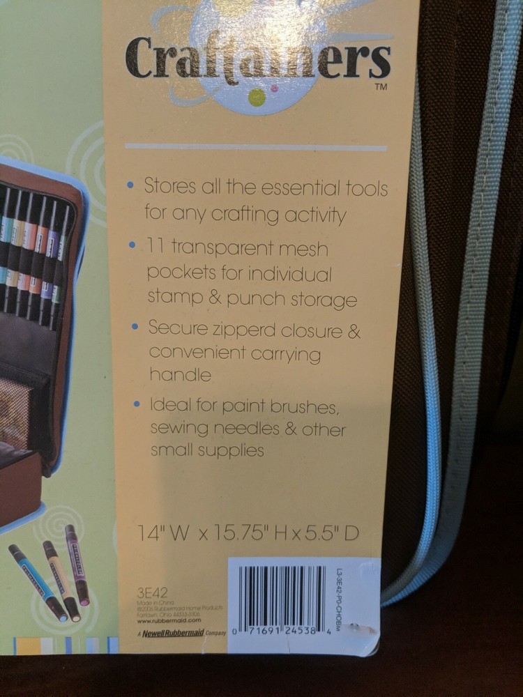 Rubbermaid craftainers Stamp & Tool Pouch, Craft Tool Storage