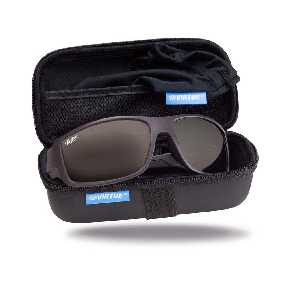 Virtue Polarized Sunglasses - V-Guard - Black Mirror