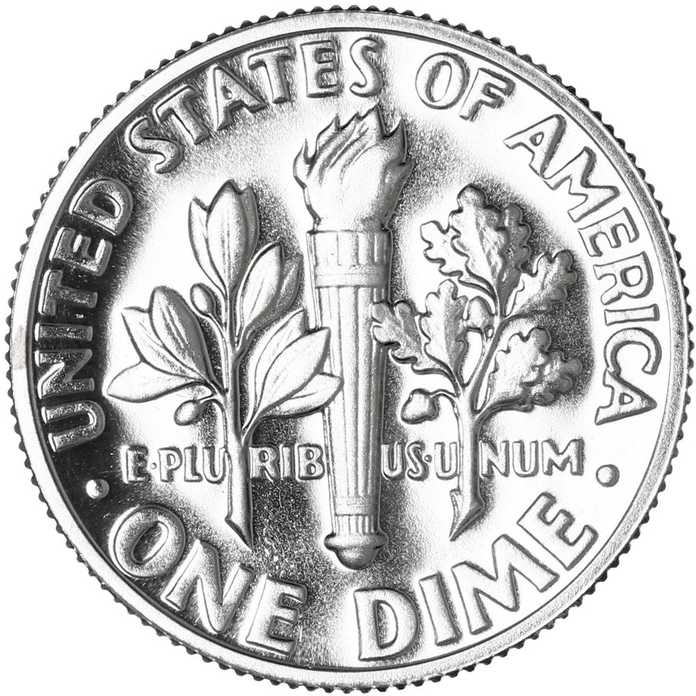 1977 S Roosevelt Dime Gem DCam Proof CN-Clad