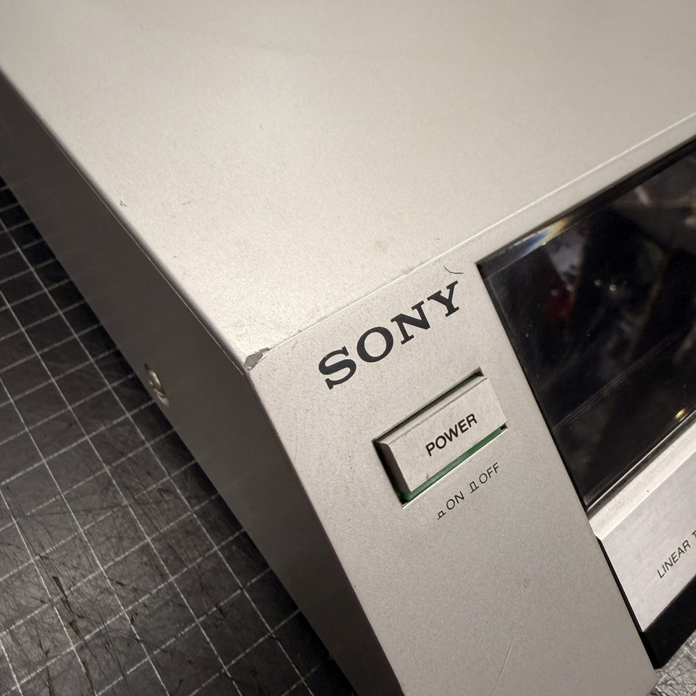 Sony PS-FL7 Front Loading Direct Drive Linear Tracking Turntable Tested Works