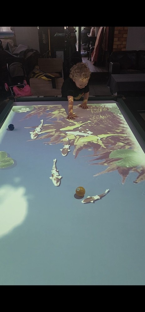 Joy Ipool Ar Pool Table 🎱 Projector Interactive Billiard Game All In One 7-8 Ft