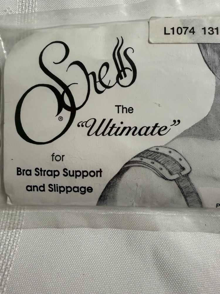 Vintage Shells “Ultimate” Bra Strap Support & Slippage~ Up To 1” Strap Width~NEW