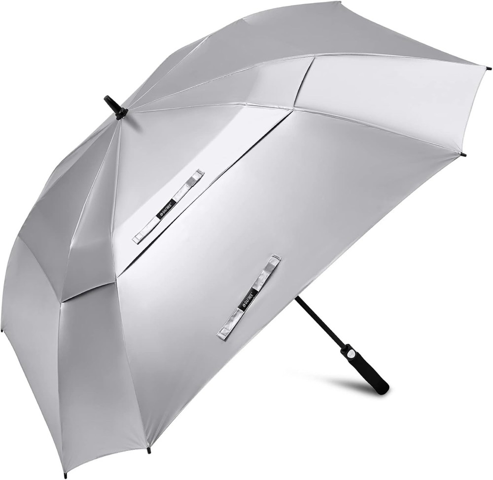 Extra Large Golf Umbrella 62/68 inch Square Vented Windproof Auto Open Double...