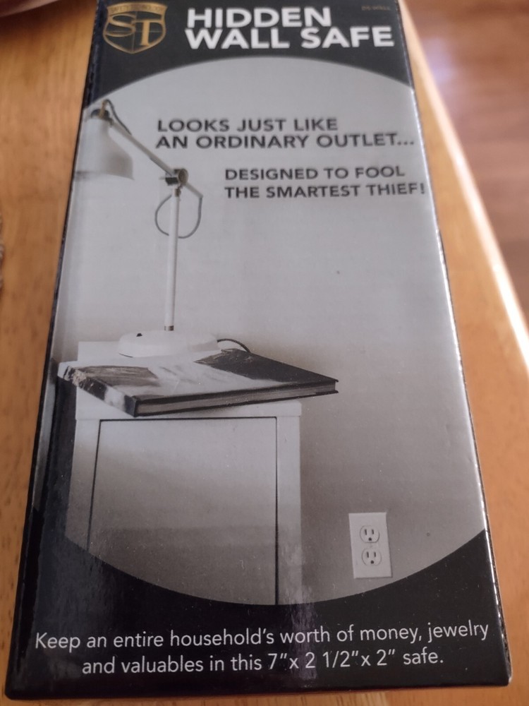 Hidden Wall Safe Secret Stash Electrical Plug Diversion Safe