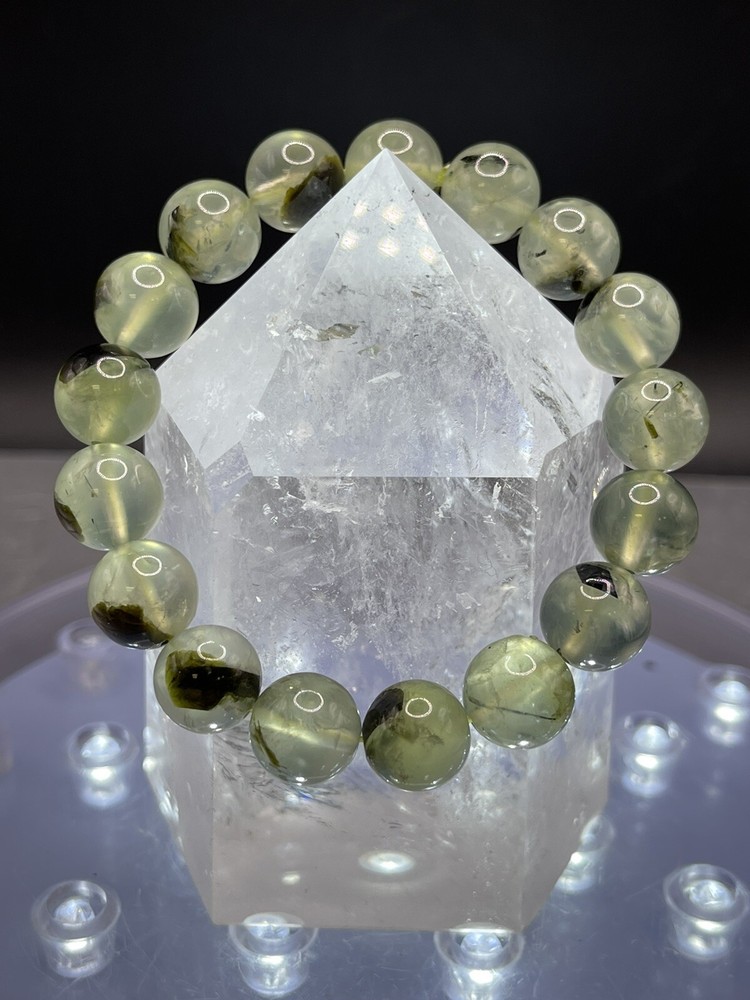 natural prehnite bracelet
