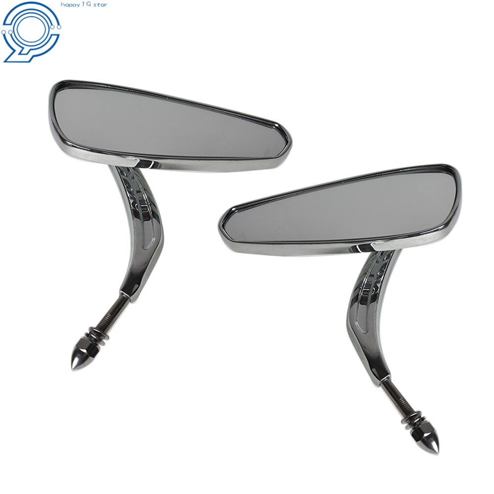 For Breakout Wide Glide Chrome Motorcycle Rear View Side Mirrors