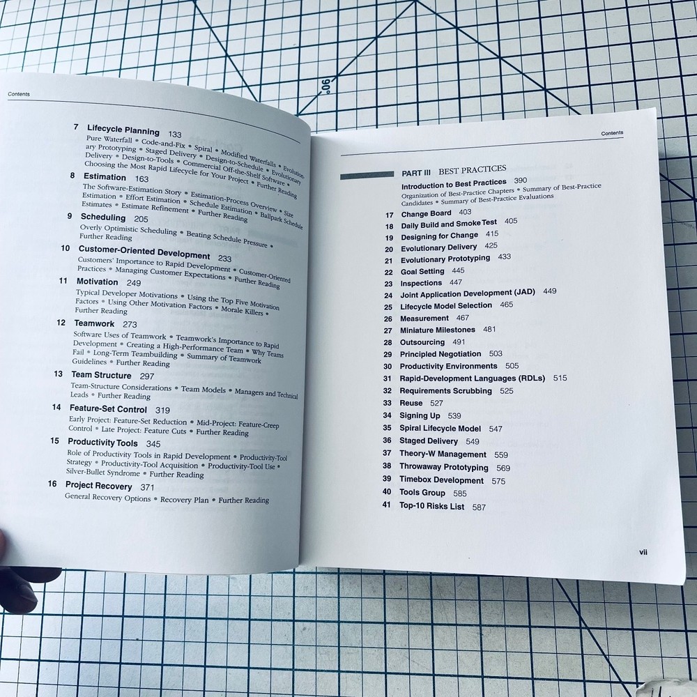 Microsoft Press Rapid Development McConnell 1996 Software Engineering Computing