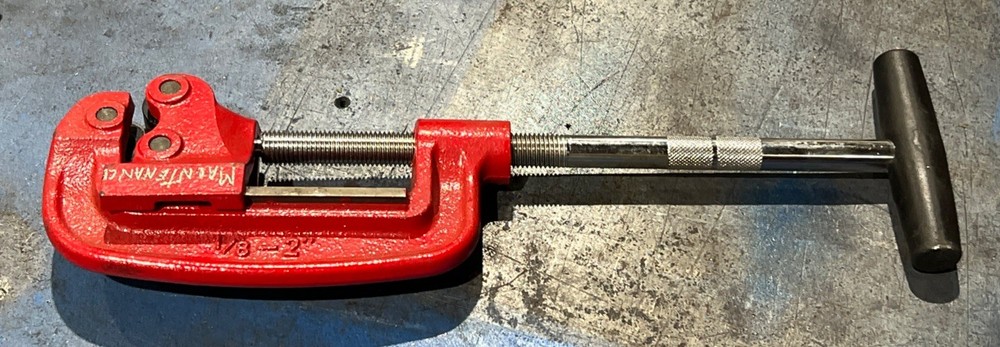 🔥Pipe Cutter w/ Leverage Handle 1/8”-2”, Used, Free Ship🇺🇸