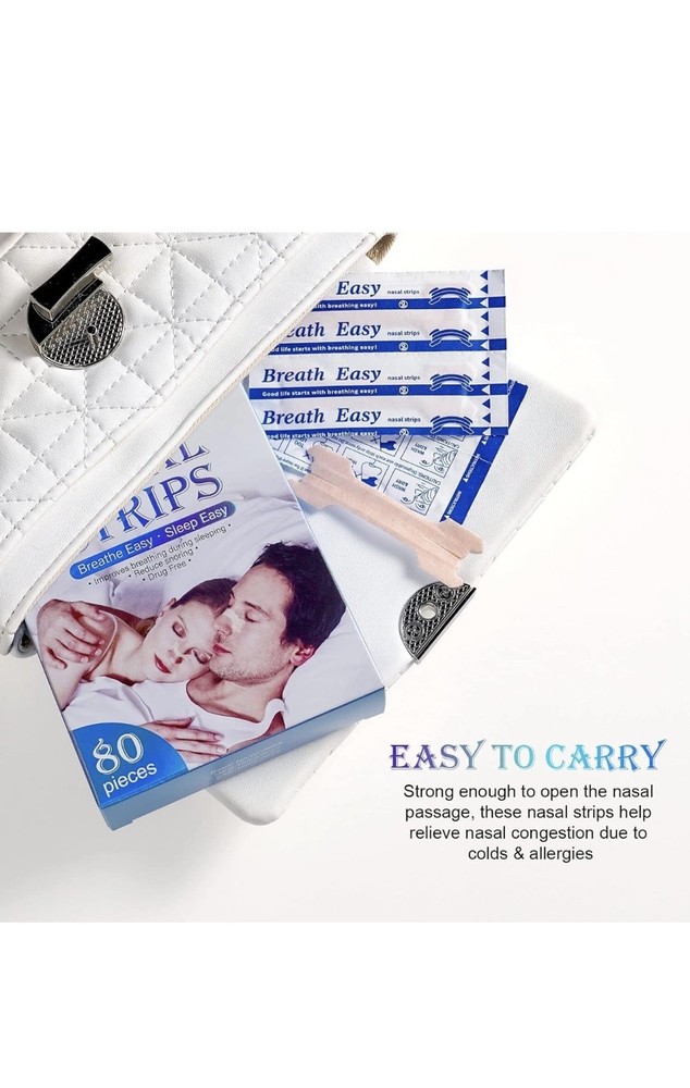 Nasal Strips, Nose Strips for Breathing, 80 Pack,