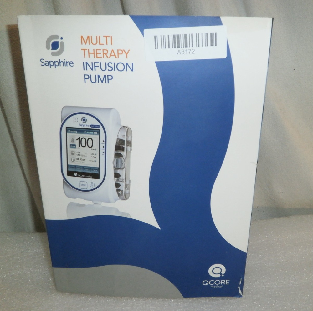 Eitan QCore Sapphire Infusion Pump - Internal Error, Yellow marking