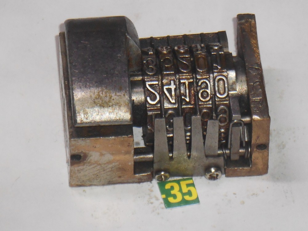 BATES Letterpress Numbering machine | 35