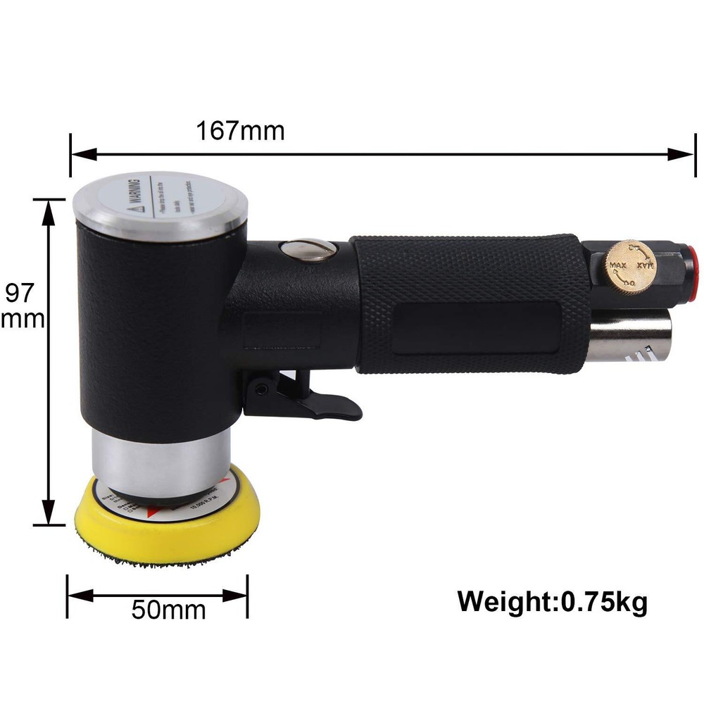 2" And 3" Random Orbital Air Mini Sander Pneumatic Sander For Auto Sanding Tools