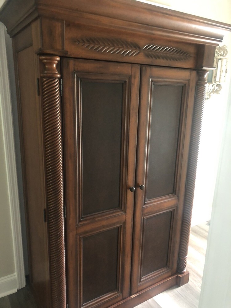 antique armoire closet wardrobe