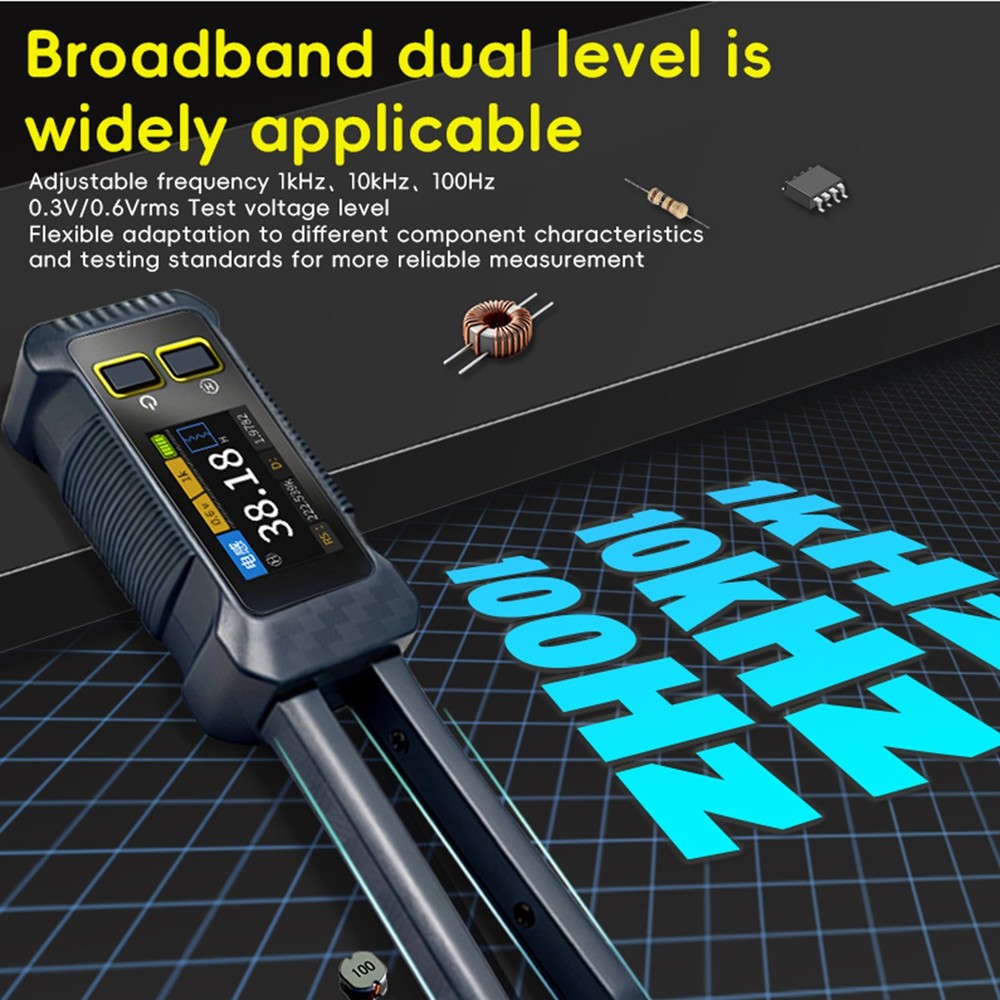 Bridge Tweezers SMD Component Tester For Resistance Capacitance Inductance