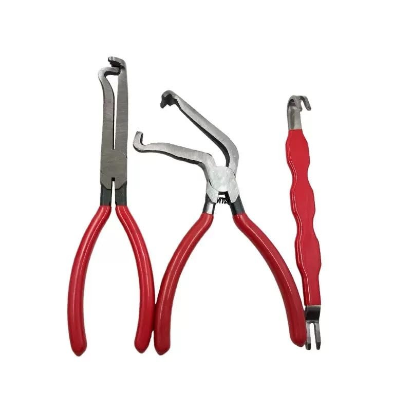 4 Pcs Electrical Disconnect Pliers Professional Set - Red