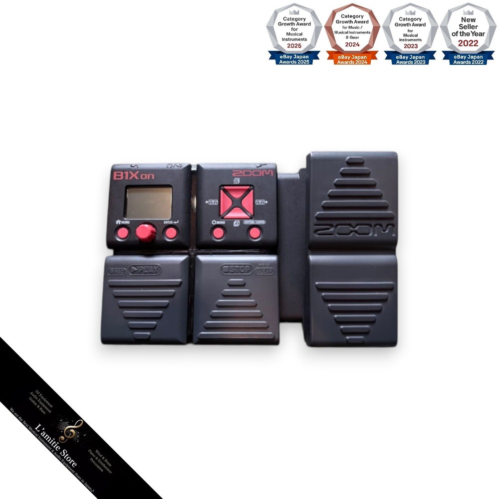 ZOOM B1Xon Bass Effects with Expression Pedal 100 Patch Memories Multi Processor