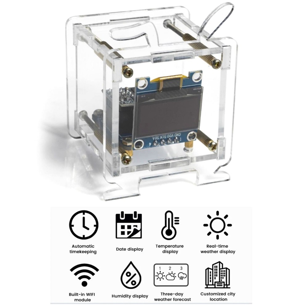 ESP8266 DC5V Power DIY Electronic Kit features a WIFI automatic timing module