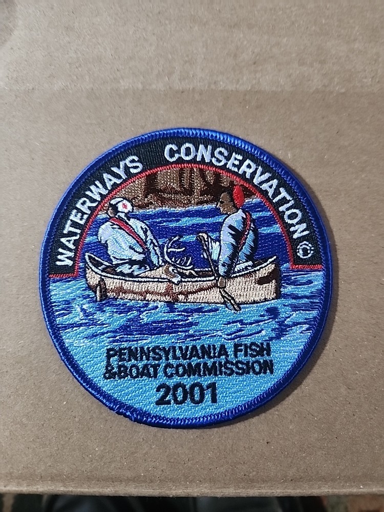 4" 2001 Pennsylvania Waterways Conservation Patch