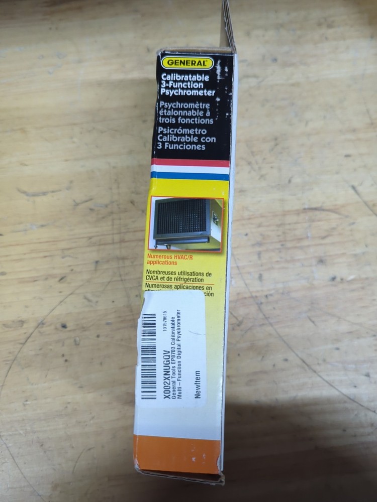 General EP8703 Calibratable 3-Function Psychrometer - NEW IN BOX!!