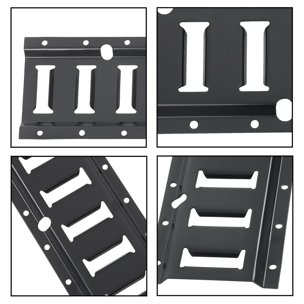 LABLT 2' E Track Tie Down Rail System Heavy Loads Secure Cargo For Vans Trucks