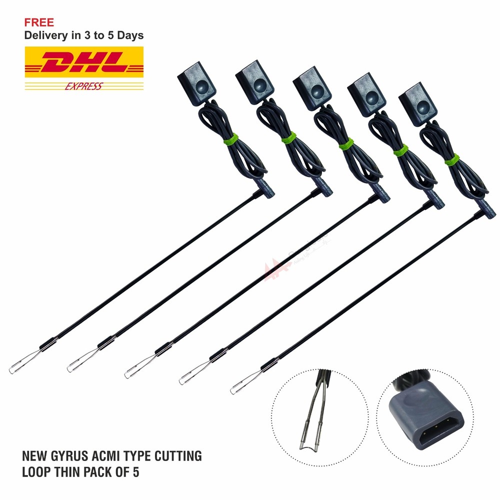 NEW GYRUS ACMI TYPE CUTTING LOOP THIN PACK OF 5