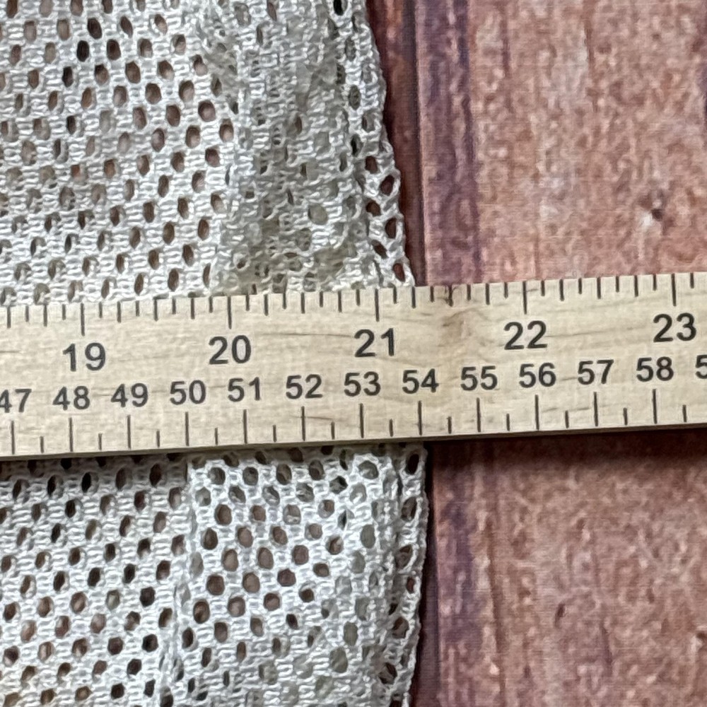 80's Vintage Military Mesh Laundry Bag & Risdon Keytag Large 4.5" Pin